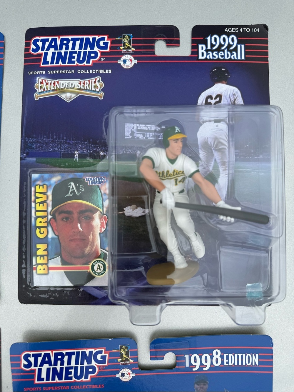 Ben Grieve Oakland Athletics Baseball Figure - Green & White